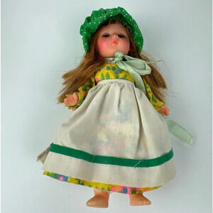 Vogue Ginny Doll Red Hair Pioneer  Doll 8" Straight Leg Blue Eyes. Vintage Great